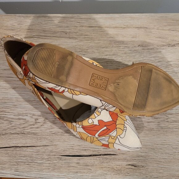 Naturalizer Colorful Print Point Toe Flats SZ 7 - Picture 4 of 4